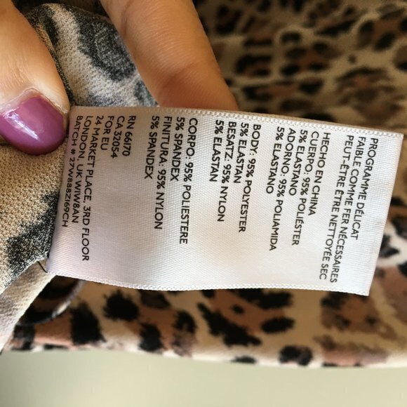 UO Kimchi Blue Animal‎ Print MESH Skater DRESS - Picture 10 of 11